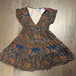 Urban Outfitters Boho Floral Mini Dress